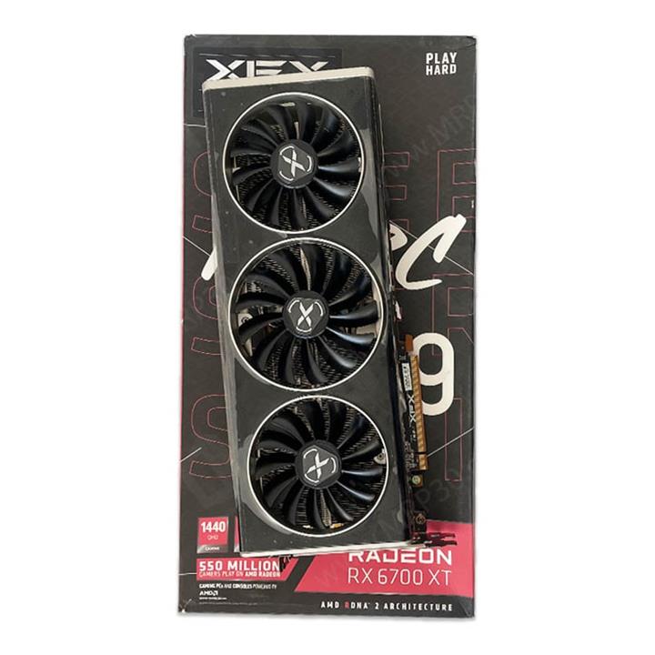 کارت گرافیک ایکس‌اف‌ایکس XFX SPEEDSTER MERC 319 RX 6700 XT Black 12G Stock